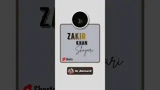 Zakir Khan Shayari 👀 | HeartBreak Diaries | Black Screen Lyrics | #zakirkhan #shayari #blackscreen
