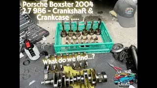 Porsche Boxster 2004 986 2.7 - Crankshaft and Camshaft Carrier strip down .. What do we find?