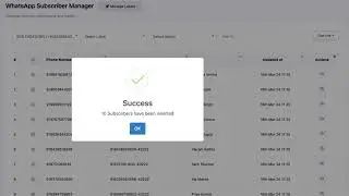 How to Use Subscriber Manager Effeiciently |  Tamil | Bulkwise Cloud | Official WhatsApp