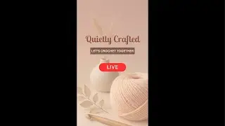 🧶 Let&rsquo;s Crochet a Simple Granny Square | Mindful Crochet LIVE 🔴 | Cozy Silent Crochet