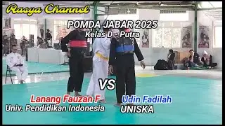 POMDA JABAR 2025 - UNISKA (Udin Fadilah) VS UPI (Lanang Fauzan Fadhillah) - Kelas D Putra