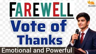 Vote of thanks by a senior in farewell/ideas  for farewell/activities for farewell #farewellideas