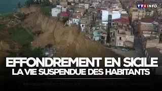 Effondrement en Sicile : la vie suspendue des habitants｜TF1 INFO