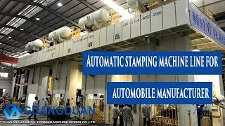 Automatic stamping machine line for automobile manufacturer