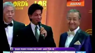 Shah Rukh Khan rai hari lahir Tun Mahathir