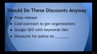 Link Building 2021 Google SEO #1 Ranking Tactic (Backlinks)--2 Using discounts for govt to get links