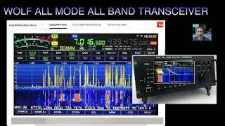 WOLF ALL MODE TRANSCEIVER - WIFI V/UHF - HF & 6, built in FT8 CW DECODE