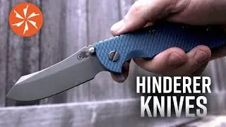 Hinderer Knives Available at KnifeCenter.com. Featuring the XM-18 Gen 6,  Half Track and Firetac