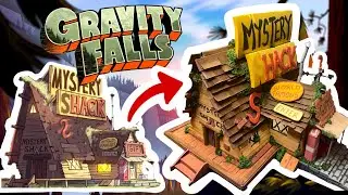 I made the Mystery Shack from Gravity Falls out of trash - DIY Craft