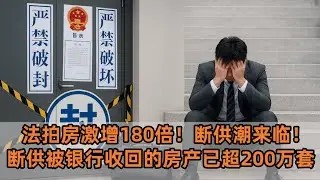 法拍房激增180倍！断供潮来临！2025年前四个月法拍房总成交额831.4亿元|法拍房见证了时代的血泪，普通人该如何自救