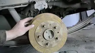 Задний тормоз Nissan Vanette. Часть 1. Снимаем барабан