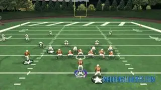 NCAA Football 14 Money Play: Trips TE Offset - Flanker Drive