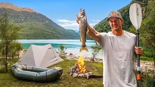 3 Days Camping & Fishing Alone in New Zealand