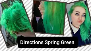 SPRING GREEN LA RICHE DIRECTIONS 🖤 dying my hair and the results