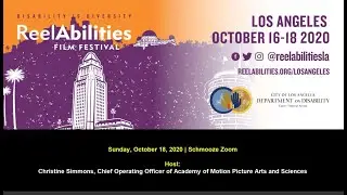 ReelAbilities Film Festival Los Angeles - Christine Simmons Schmooze Zoom (Open Captions)