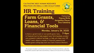 CULTIVATING BEST HUMAN RESOURCE PRACTICES ON SMALL & MID-SCALE FARMS: Session 1 2026