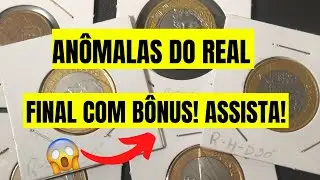 MOEDAS AN&Ocirc;MALAS DO REAL. MOEDAS COM ANOMALIA! Moeda das olimp&iacute;adas reverso horizontal, JK reverso