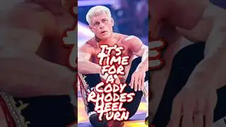 Is It Time for a Cody Rhodes Heel Turn #explore #wwe #subscribe #shorts #codyrhodeswwe