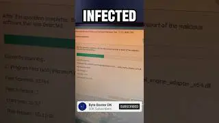 Infected file on windows 10 👀