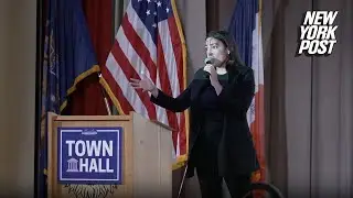 AOC heckled by hysterical protester shouting about Gaza &lsquo;genocide&rsquo; at NYC town hall: &lsquo;Shame on you&rsquo;