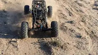 Axial smt10 with crawler tires slowmo