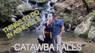 Catawba Falls Trailhead Hike - Things to do in Asheville  #hiking