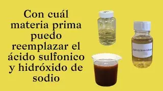 Alternativas de tensoactivos para nuestros detergentes