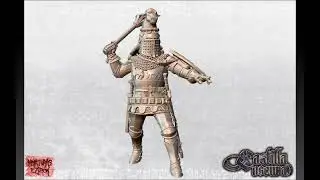 Sir Hugh Calveley on foot -  14th century #bretonnia #warhammer #3dprinting #historical