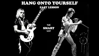 David Bowie, Ziggy Stardust, Mick Ronson, Hang Onto Yourself Easy Lesson.