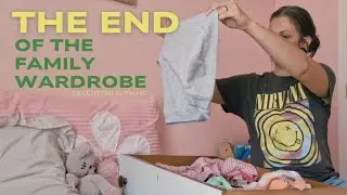 declutter & organize | children's clothes 👋 goodbye family wardrobe!