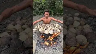 Fisherman Grilled Mudclams A Simple Way to Cook Clams! 🔥