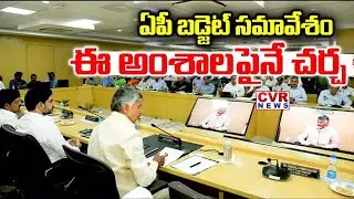 ఏపీ బడ్జెట్ సమావేశం....ఈ అంశాలపైనే చర్చ | AP Budjet Meeting..CM Chandrababu Decision | CVR News
