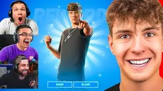 STREAMERS REACT TO THE CLIX ICON SKIN!