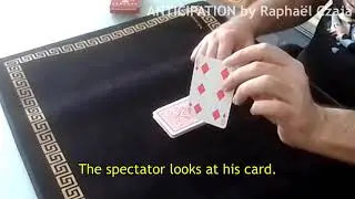 Anticipation * video demo * card magic * mentalism