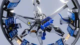 Apollo: Command Module Docking Hatch, Ring, and Probe (turn on closed caption): a Blender Animation