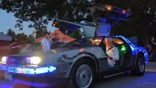 DeLorean Time Machine at “Back To The Future” in Stanley Park, Vancouver