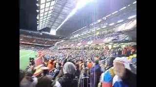 Chelsea- Rubin. Rubin fans celebrating goal. Челси-Рубин.Празднование гола фанами Рубина