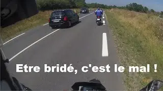 PRESQUE ACCIDENT / NEAR CRASH ! A 50cm du Choc ! -50cc