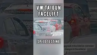 VW Taigun Facelift Spied Testing|| Taigun 2026