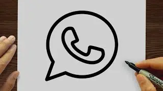 How To Draw a Messenger Icon Step By Step | Easy Logo Drawing Tutorial
