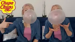 Can You Do Bubbles With Chupa Chups Cotton Candy Bubble Gum?! Let's Test It! 😄