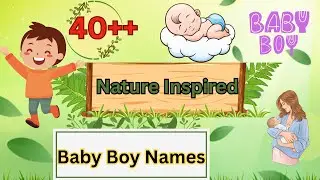 Nature Inspried Baby Boy Names With Meaning#Indian Baby Boy Names#Hindu  Boy Names@Pgshanthavlogs
