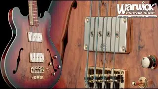 Warwick Custom Shop Masterbuilt - StarBass II - Vintage Sunburst High Gloss Finish #16-3201