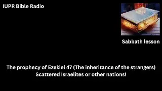 The prophecy of Ezekiel 47 (The inheritance of the strangers) Scattered Israelites or other nations!