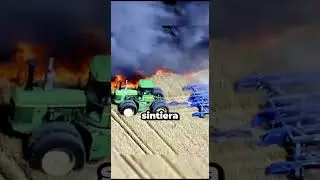 &iexcl;Este granjero luch&oacute; solo contra el fuego con su tractor! 🚜🧑🏼&zwj;🌾