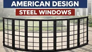 American design steel window #grillwala