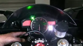 Yamaha R6  display settings