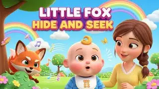 Little Fox Hide and Seek | Fun Animal Adventure Song for Kids | Playful Nursery Rhyme