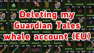 Deleting my Guardian Tales whale account (EU)