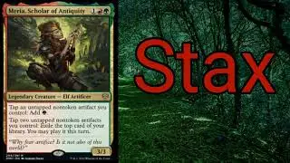 Meria, Scholar of Antiquity The Artificer of Stax from Dominaria United